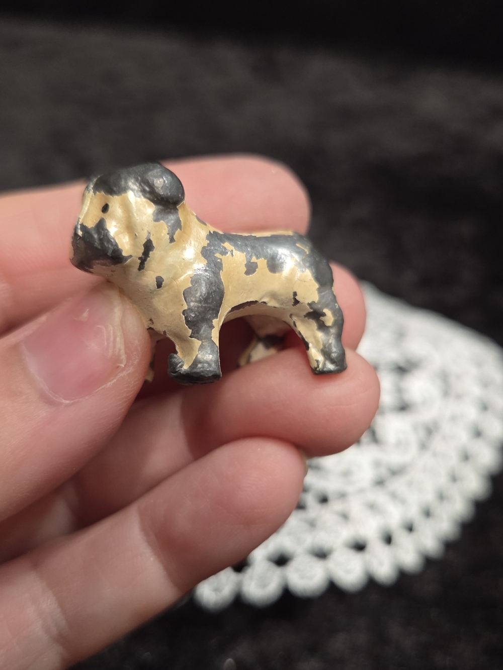 Antique 1930s Miniature Cast Iron Bulldog